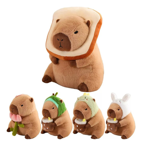 Peluche Capibara De 30 Cm, Hermosos Peluches Capibara 2024