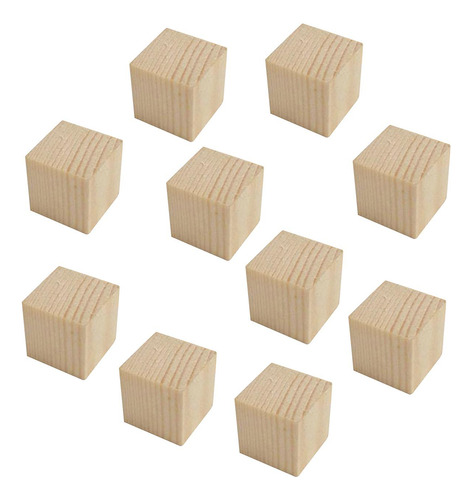 Bloques De Madera Sin Terminar Bloques De 6cmx6cmx6cm