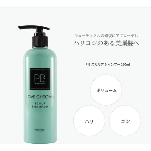Love Chrome P.b Scalp Shampoo 250ml Com Nosso Pente