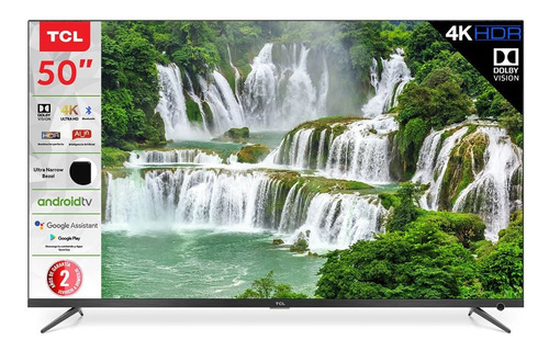 Pantalla 50  Led 4k Uhd Android Tv 50a527 Tcl