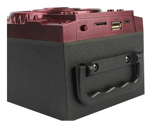 Bocina Recargable, Bluetooth, Usb, Tf, Fm, Aux, Incluye Cabl