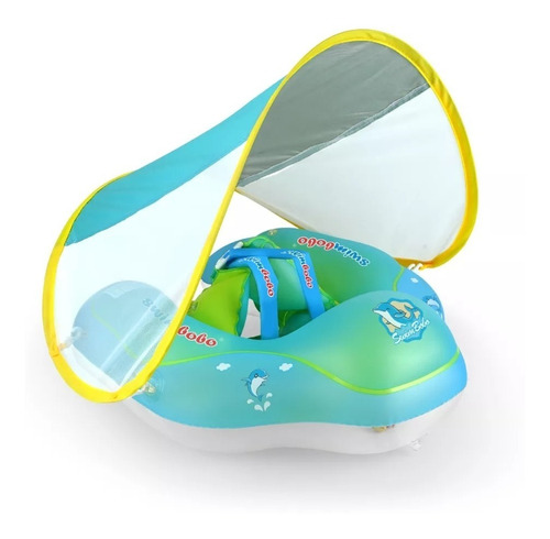 Flotador Inflable Con Protector Solar Para Bebes Y Niños