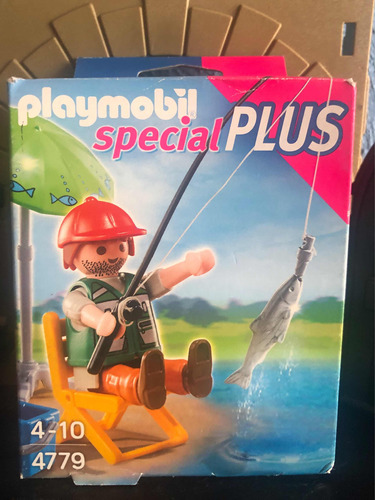 Playmobil Special Plus 4779, Pescador Con Silla!