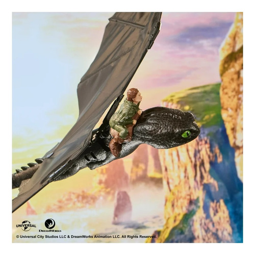 Cómo Entrenar A Tu Dragón Toothless Volador Rc Exclusivo Varios Toothless