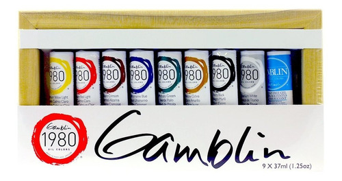 Gamblin 1980&nbsp;juego Exclusivo De Colores Al &oacute;leo