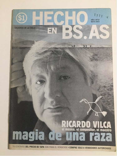 Hecho En Bs As # 33 Mayo 2003 Ricardo Vilca