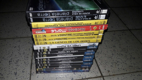 Lote De 17 Documentales Discovery/ National Geographic Dvd (Usado)