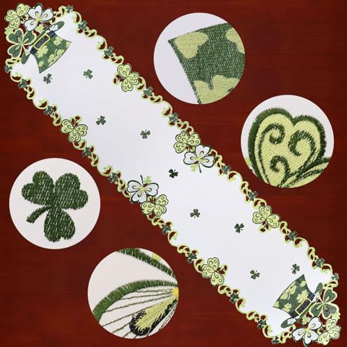 Simhomsen Irish Clover Manteles Para El Día De San Patricio