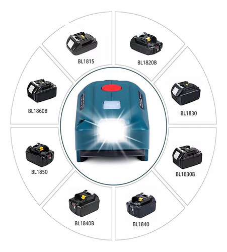 Para Gerador Portátil De Inversor De Bateria De Lítio Ma-kit