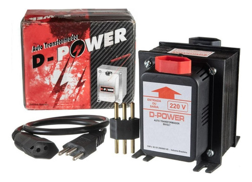 Transformador 110 127v 220v Bivolt Para Microondas Até 1500w Preto
