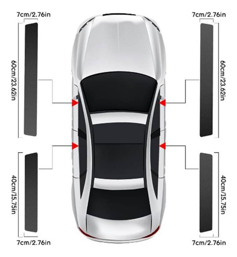 Cinta Protectora Genérica Fibra Accesorios Para Autos Varios Audii