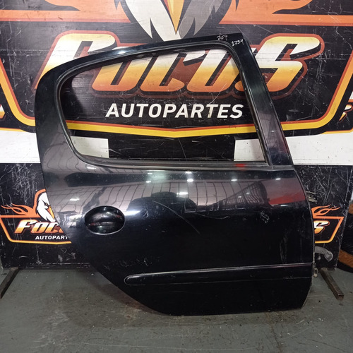 Puerta Trasera Derecha Peugeot 207 206 Negro ----