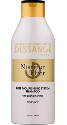Champú Nutritivo Profundo Dessange Nutrition Elixir, 8.5 Oz
