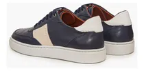 Comprar Zapatilla Urbana De Cuero Azul Lux Hombre Boating