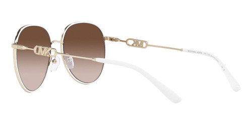 Lentes De Sol Empire Light Gold Michael Kors Mk1128j123313 Color Dorado Varilla Dorado Armazón Dorado