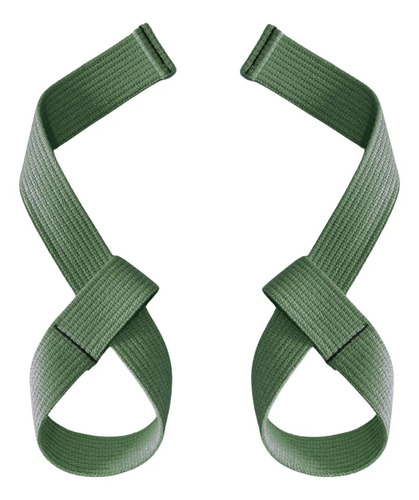 Strap Musculação - Tala Strep Treino Academia - Resistente Cor Verde