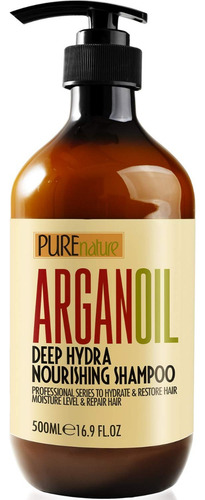 Shampoo Con Aceite De Argán Marroquí Pure Nature 500ml