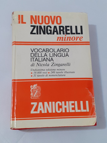 Il Nuovo Zingarelli Minore Vocabolario Della Lingua Italiana