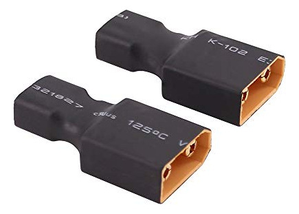Pack De 2 Adaptadores Xt90 A T Plug - Conexin Segura