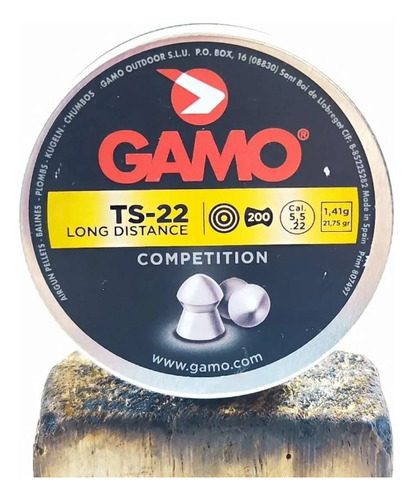 Lata De Diabolos Gamo Ts-22 Long Distance  200 Cal 5,5 2 Uni