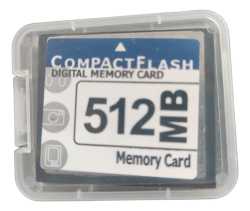 Memoria Compact Flash Cf 512mb Digital Capacidad Real