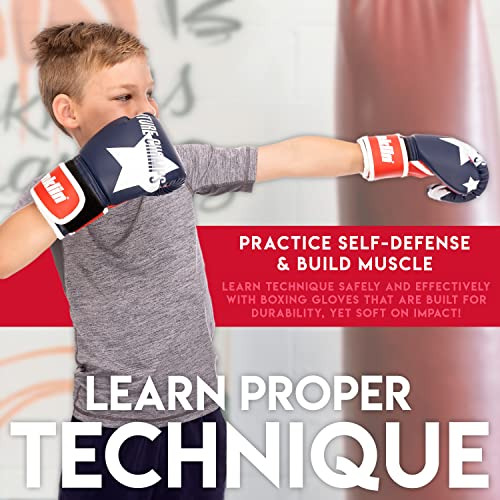 Guantes De Boxeo Franklin Sports Future Champs Kids 180 G