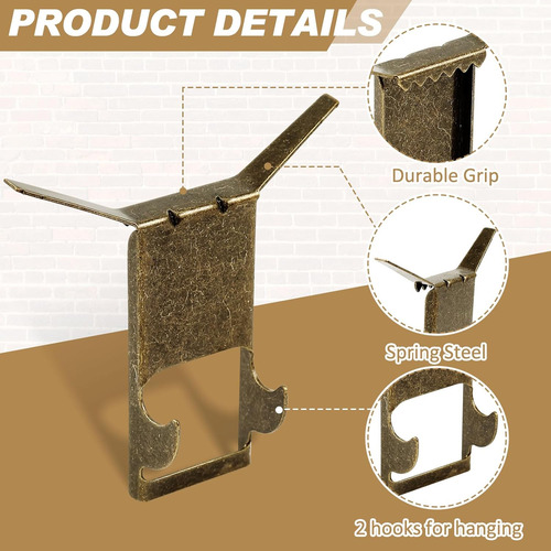- 20 Ganchos De Pared De Ladrillo Colgar Interiores Y I...