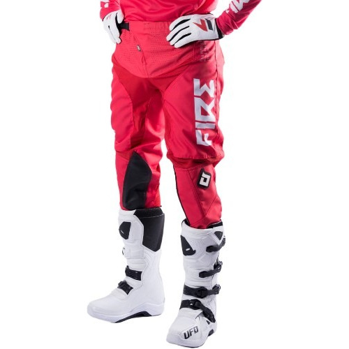 Pantalon Blood No Conjunto Motocross Atv Enduro Mx Fire Juri