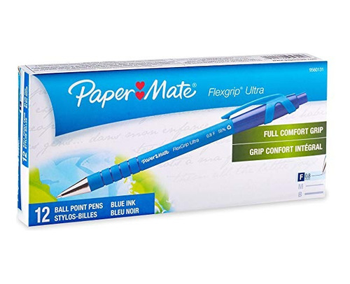 Paper Mate 9560131 Flexgrip Ultra Retráctil Bolígrafos, Punt