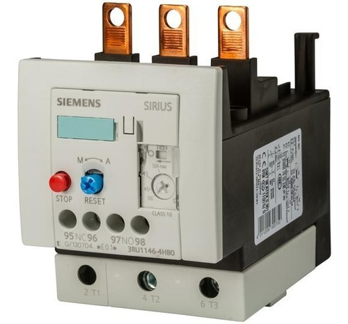 Siemens Relé De Sobrecarga Térmica 3ru1146-4hb0 Rango 36-50a