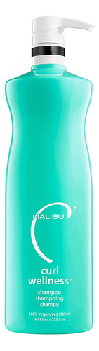 Malibu C Curl Wellness Shampoo (33.8 Oz)  Champu Limpiador 