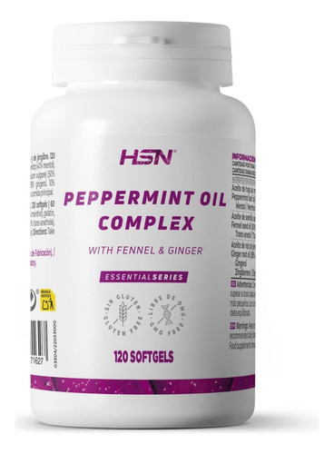 Peppermint Oil Aceite De Menta 120 Perlas Alta Concentración