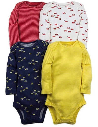 Set De Bodys 5 Piezas Carter´s Niño Talla Recien Nacido 