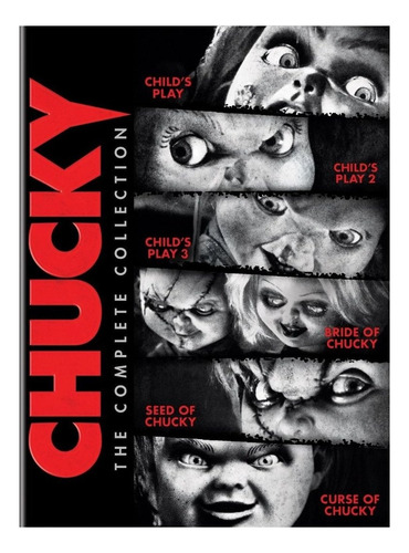 Chucky Boxset Con La Coleccion Completa Peliculas En Dvd