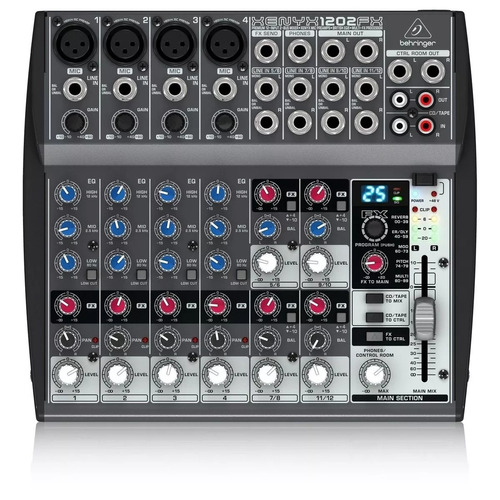 Mezcladora Mixer Behringer Xenyx 1202fx + Garantía