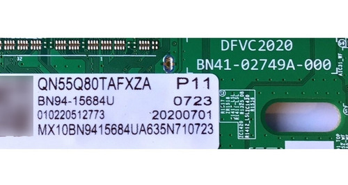 Main Samsung Bn94-15684u / Bn41-02749a / Modelo Qn55q80tafx (Usado)
