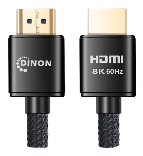 Cable Hdmi 2.1, 1.5m, Malla, 8k 60hz, 4k 120hz Hdr, 48gbps