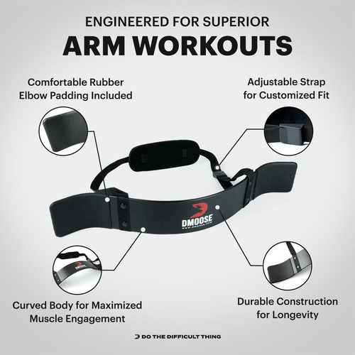 Dmoose Fitness Arm Curl Blaster Para Bíceps Culturismo Y Aum