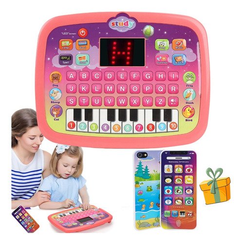 Juguetes Portátiles De Aprendizaje Temprano Para Niños, 2 Pi