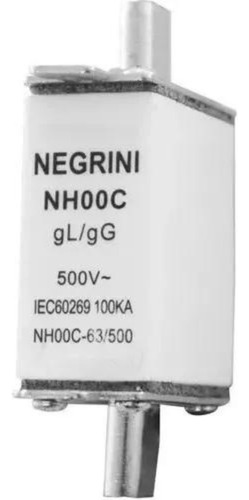 Fusível Nh00c 100a Retardado Negrini