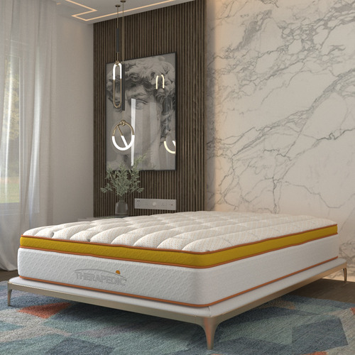Colchón King Size Therapedic Ortopédico + 2 Almohadas Memory