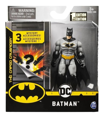 Figura Batman Clasico 10cm Dc Comic Original! 61801b