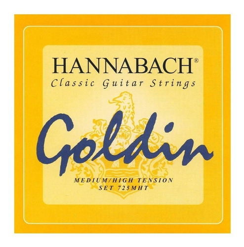 Encordado Guitarra Clasica Hannabach 725mht Goldin