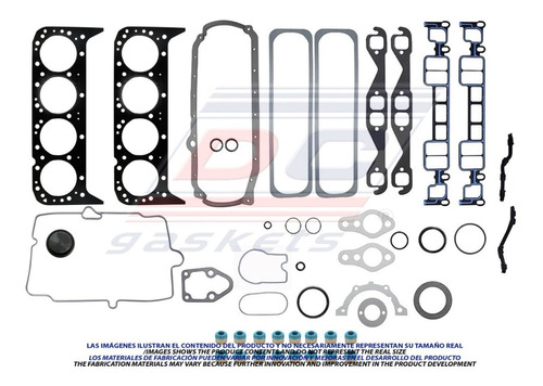 Cartera Empaque Gm Chevrolet V8; 305 5.0l Vortec Vin Fs160-2