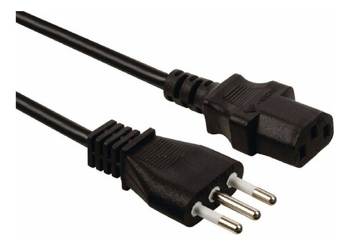 Cable De Poder Para Fuente 3 En Linea 220v Pc Transformador