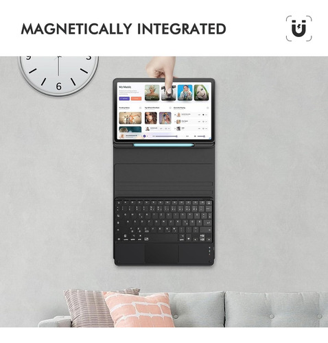 Funda Cover C/teclado Touchpad Samsung Tab S6 Lite P613 610