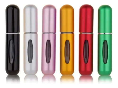 6pcs Mini Atomizador Para Perfume, Capsula Viaje 5ml