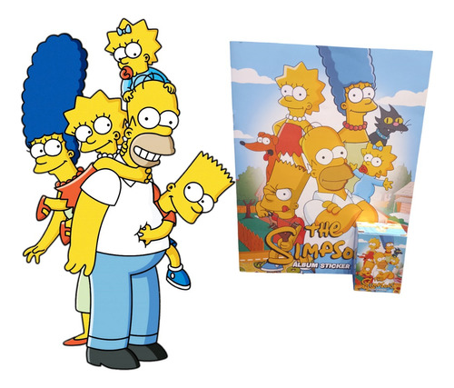 Álbum Los Simpsons + Todas Sus Láminas A Pegar