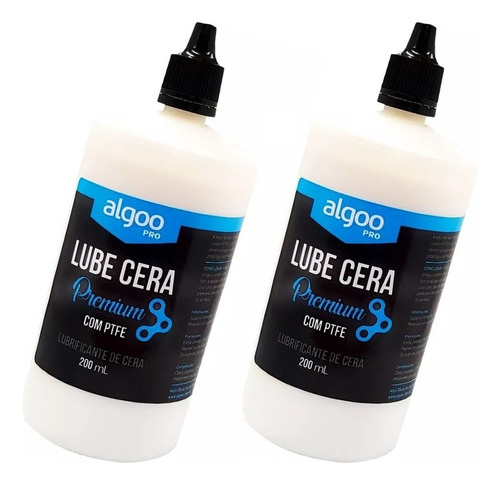 Lubrificante Algoo Lube Cera Premium 200 Ml (cx Com 2 Und)