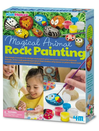 Kit De Arte Pinta Piedras Manualidades Para Niños Y Niñas